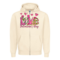 Sandshell love valentine's day olivia Zipper Hoodie - OliviaCreatesArt