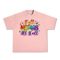 Salmon y all means all y all Urban Heavy Tee - Artiststas