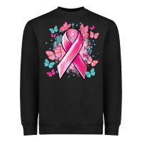 Black Breast Cancer ribbon Cancer Awareness Heavyweight Sweatshirt - HowdyJamesFarm