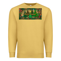 Antique Gold merry christmas license plate Premium Sweatshirt - BundleAndBundleShop