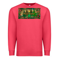 Cardinal merry christmas license plate Premium Sweatshirt - BundleAndBundleShop