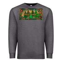 Charcoal Heather merry christmas license plate Premium Sweatshirt - BundleAndBundleShop