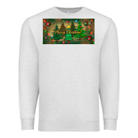 Oatmeal Heather merry christmas license plate Premium Sweatshirt - BundleAndBundleShop