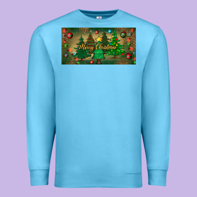 Merry Christmas License Plate Premium Sweatshirt Designed By Bundleandbundleshop