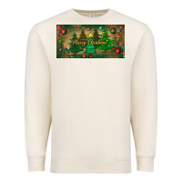 Sandshell merry christmas license plate Premium Sweatshirt - BundleAndBundleShop