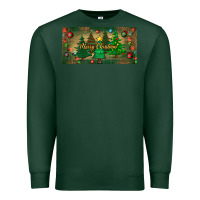 Sports Green merry christmas license plate Premium Sweatshirt - BundleAndBundleShop
