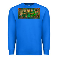 True Royal merry christmas license plate Premium Sweatshirt - BundleAndBundleShop