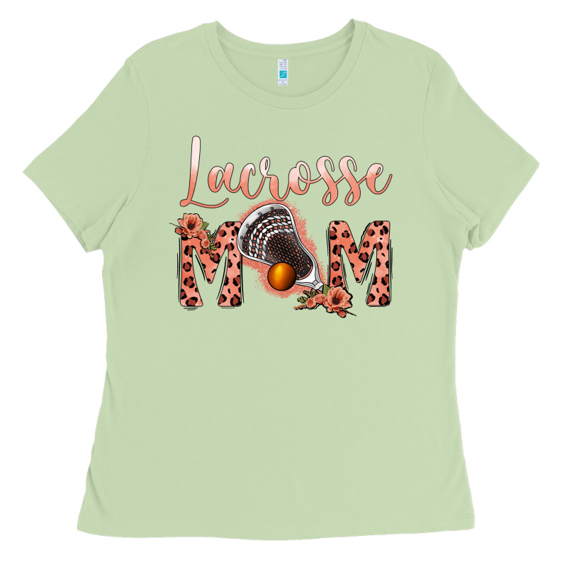 Pink Lacrose Mom Ladies Tee by Jasminsmagicworld | Teevron