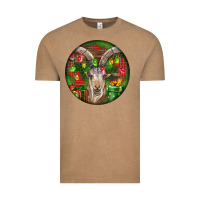 Vintage Coffee Spanish Goat Christmas Ornament Vintage Tee - LillyAllenDesigns