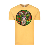 Vintage Mustard Spanish Goat Christmas Ornament Vintage Tee - LillyAllenDesigns