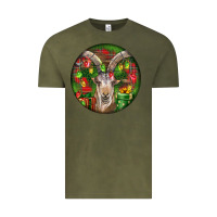 Vintage Olive Spanish Goat Christmas Ornament Vintage Tee - LillyAllenDesigns