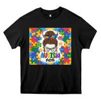 Black autism mom Heavy Core Tee - MaliasSmallBusiness