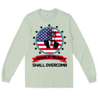 Matcha DONALD TRUMP 2016 WE SHALL OVERCOMB Long Sleeve Tee - Bettercallsaul