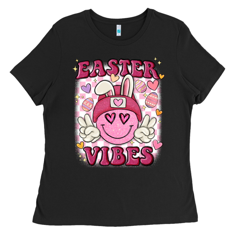 Easter Vibes Ladies Tee by MaliasSmallBusiness | Teevron