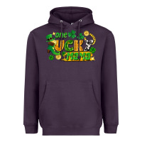 Plum one lucky mama Heavyweight Hoodie - FaDigitalArtStudio