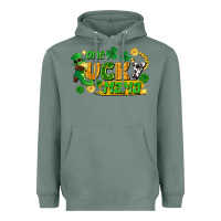 Sage one lucky mama Heavyweight Hoodie - FaDigitalArtStudio