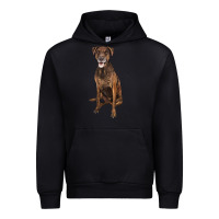 Black plott hound Urban Hoodie - LillyAllenDesigns