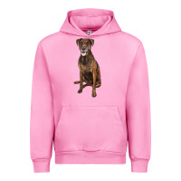 Fuchsia Pink plott hound Urban Hoodie - LillyAllenDesigns