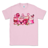 Bubblegum Pink cancer coffee cups Classic Tee - LillyAllenDesigns
