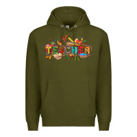 Army Green Cinco de mayo Teacher Premium Hoodie - FaDigitalArtStudio