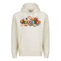Oatmeal Heather Cinco de mayo Teacher Premium Hoodie - FaDigitalArtStudio