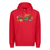 Red Cinco de mayo Teacher Premium Hoodie - FaDigitalArtStudio