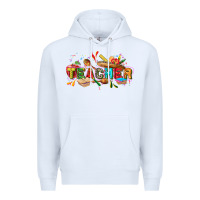White Cinco de mayo Teacher Premium Hoodie - FaDigitalArtStudio