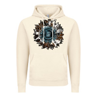 Vintage Artic cowhide leopard and  leather sunflower Vintage Hoodie - RanaPortraitStore