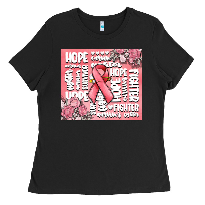 Cancer Words Ladies Tee by MaliasSmallBusiness | Teevron