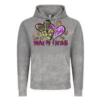 Cloud Rock Mardi Gras heart Vintage Hoodie - LillyAllenDesigns