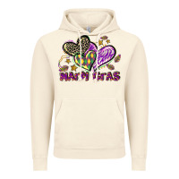 Vintage Artic Mardi Gras heart Vintage Hoodie - LillyAllenDesigns