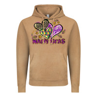Vintage Camel Mardi Gras heart Vintage Hoodie - LillyAllenDesigns