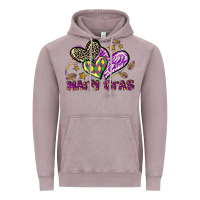 Vintage Zinc Mardi Gras heart Vintage Hoodie - LillyAllenDesigns