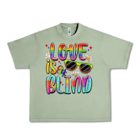 Oil Green love is blind Urban Heavy Tee - Artiststas