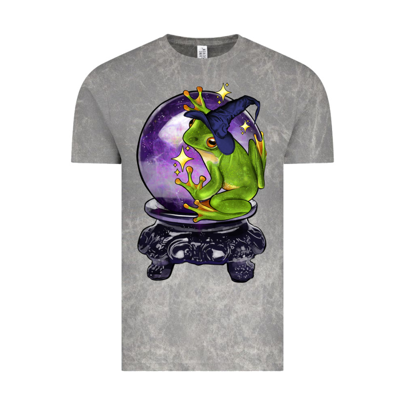Halloween Frog With Crystal Ball Vintage Tee by LillyAllenDesigns | Teevron