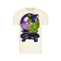Vintage Arctic Halloween Frog With Crystal Ball Vintage Tee - LillyAllenDesigns