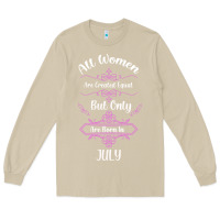 Mushroom all women are created equal but only the smartest are born in july bla Long Sleeve Tee - Bettercallsaul
