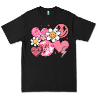 Black retro valentines day Premium Tee - MaliasSmallBusiness