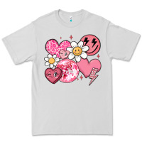 Dove Grey retro valentines day Premium Tee - MaliasSmallBusiness