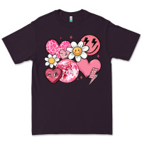 Plum retro valentines day Premium Tee - MaliasSmallBusiness