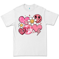 White retro valentines day Premium Tee - MaliasSmallBusiness