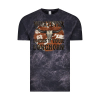 Cloud Black longhorn bullskull whatever lossos your longhorn Vintage Tee - JahusDesignShop