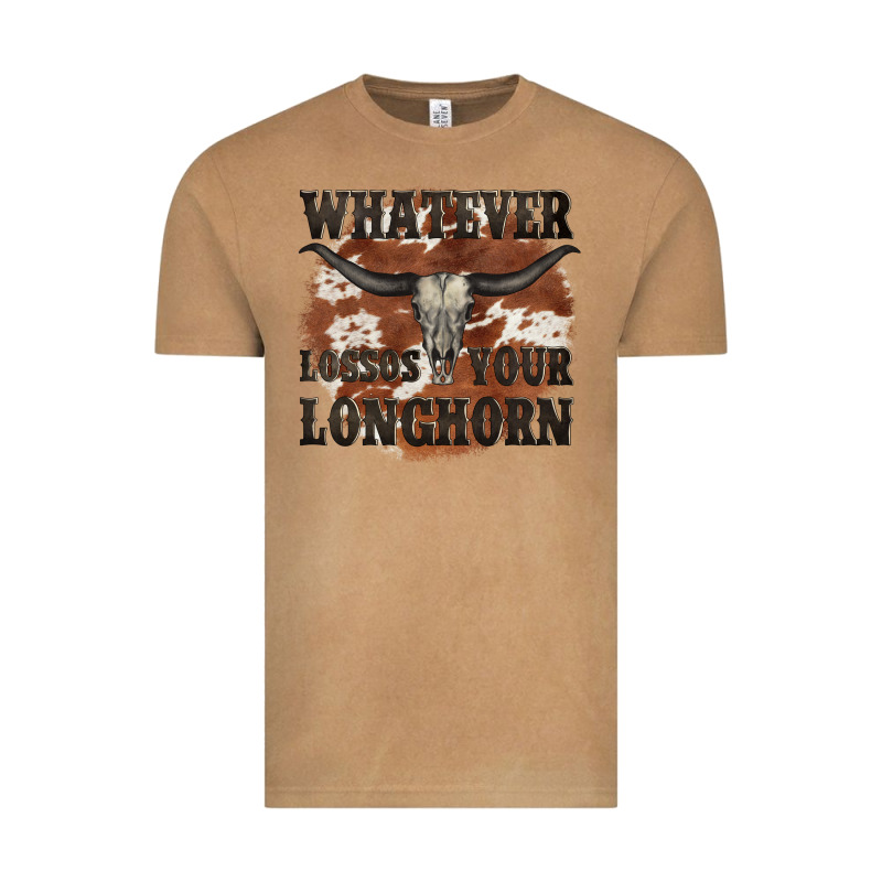 Longhorn Bullskull Whatever Lossos Your Longhorn Vintage Tee by JahusDesignShop | Teevron