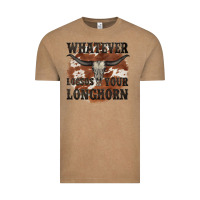 Vintage Coffee longhorn bullskull whatever lossos your longhorn Vintage Tee - JahusDesignShop