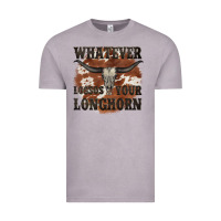 Vintage Zinc longhorn bullskull whatever lossos your longhorn Vintage Tee - JahusDesignShop