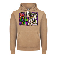 Vintage Coffee Mardi Gras Calf Vintage Hoodie - LillyAllenDesigns