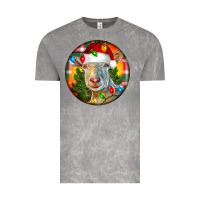 Cloud Rock Saanen Goat Christmas Vintage Tee - LillyAllenDesigns