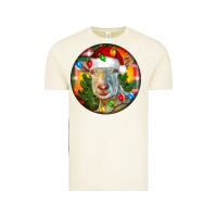 Vintage Arctic Saanen Goat Christmas Vintage Tee - LillyAllenDesigns