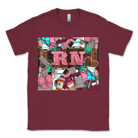 Burgundy rn Classic Tee - LillyAllenDesigns
