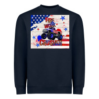 Navy firework crusher 4th of july Heavyweight Sweatshirt - TumblerDesignByShophia